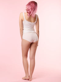 MAJORELLE RIB SOLID, Rib Modal Hiphugger Panty - 8S6-BridalBlush