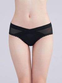 JESSI SOLID, Micro Hipster Panty - 8f6-black