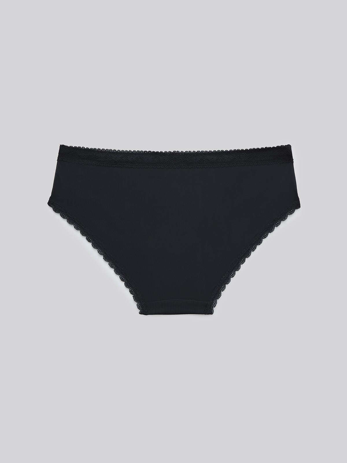 JESSI SOLID, Micro Hipster Panty - 8f6-black