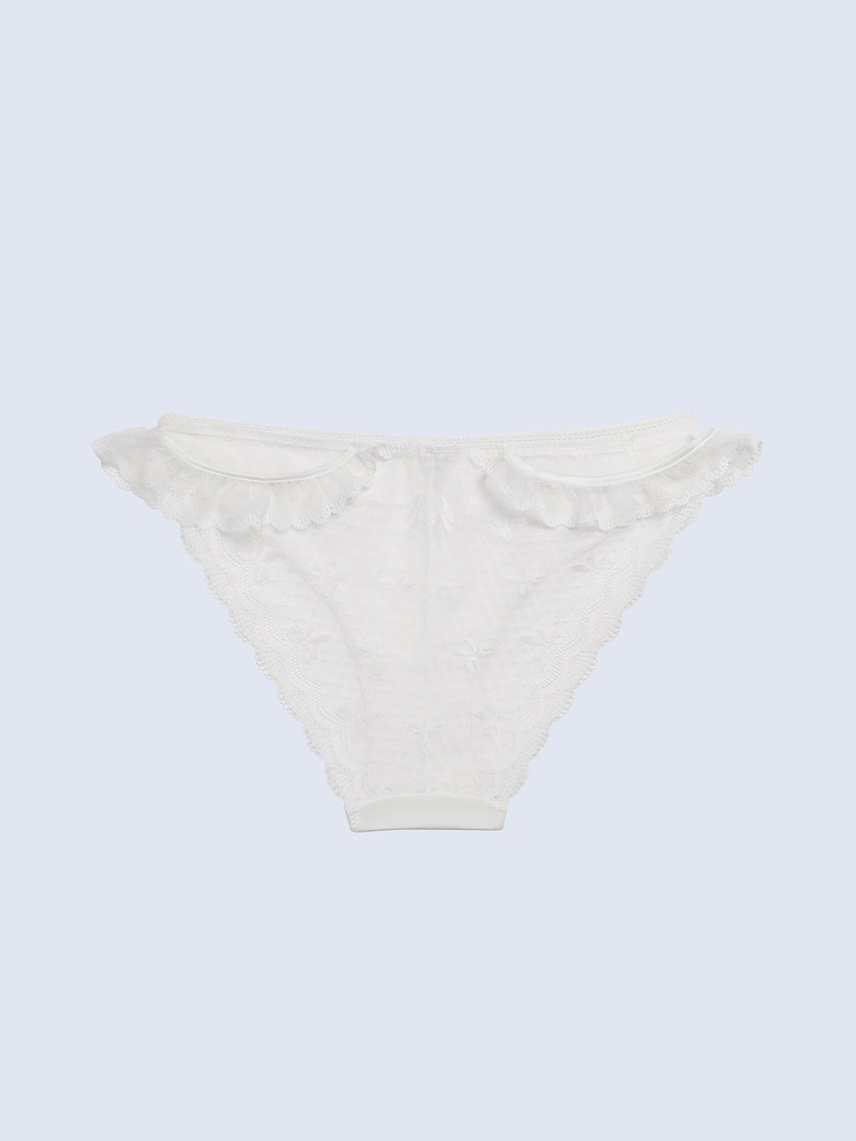 KATHRYN SOLID, Lace Bikini Brief - 8S6-OffWhite