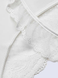 KATHRYN SOLID, Lace Bikini Brief - 8S6-OffWhite
