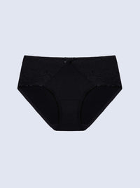 HATTI SOLID, Modal Hiphugger Panty - 8S6-Black