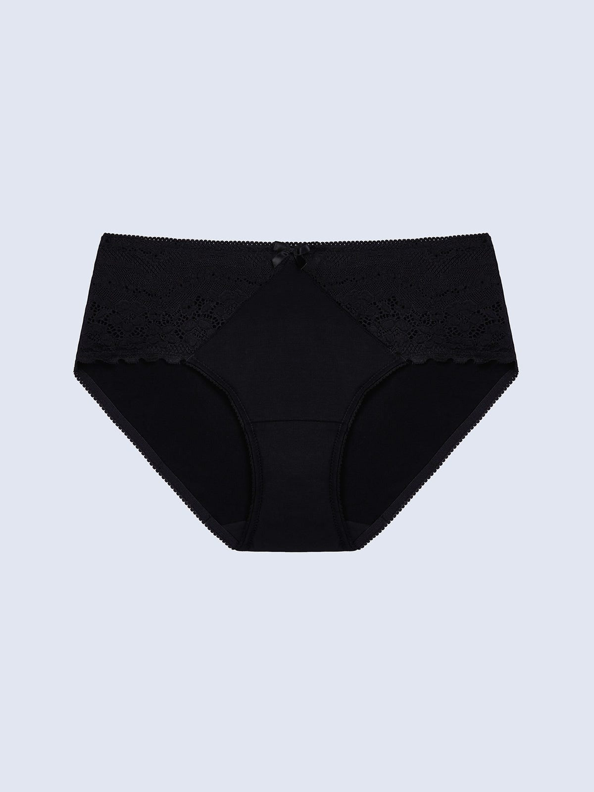 HATTI SOLID, Modal Hiphugger Panty - 8S6-Black