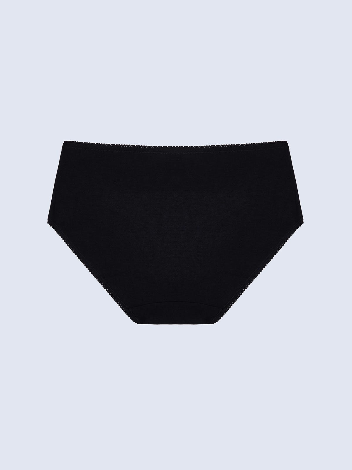 HATTI SOLID, Modal Hiphugger Panty - 8S6-Black