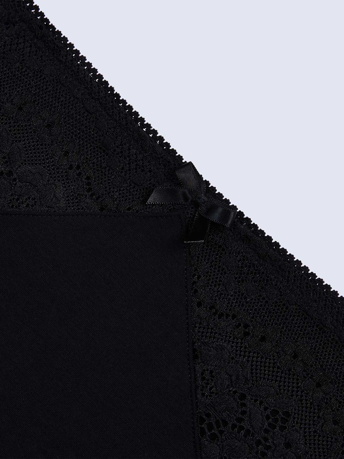 HATTI SOLID, Modal Hiphugger Panty - 8S6-Black