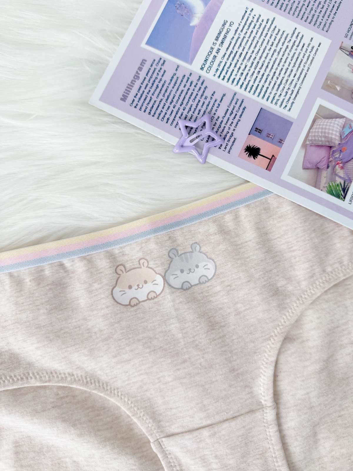 AMBRE PMP, Cotton Hipster Panty - 8S6-AlmondBeigeMel