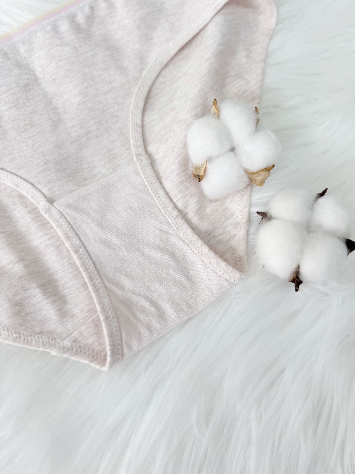 AMBRE PMP, Cotton Hipster Panty - 8S6-AlmondBeigeMel