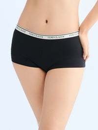 ATALIE SOLID, Cotton Inner Shorts  - 8s6-black