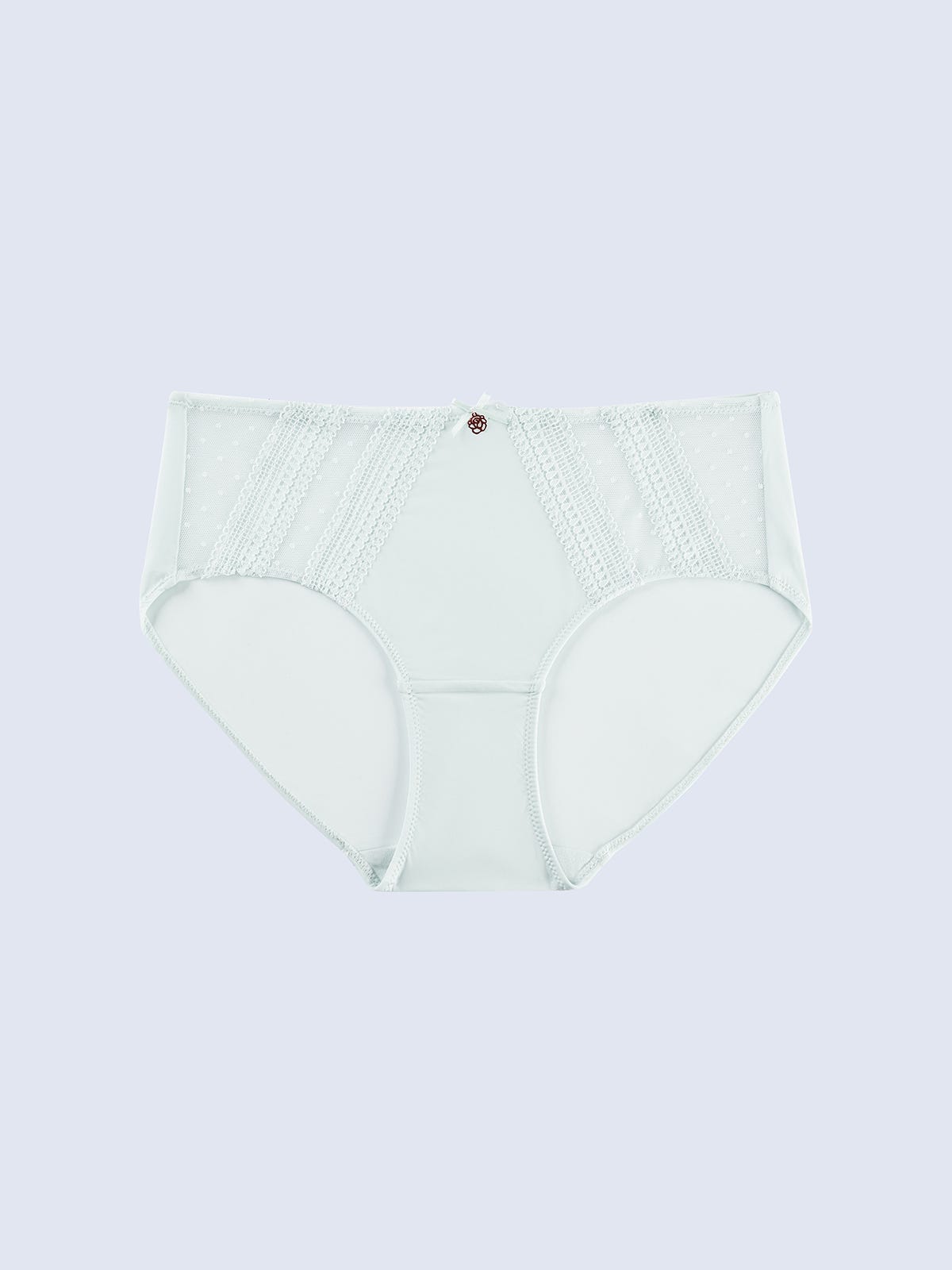 JAIME SOLID, Ultra-thin Airy Micro Hipster Panty - 8S6-WanBlue