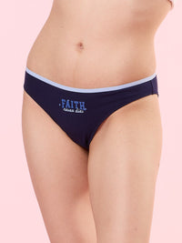 PEI PMP, Cotton Bikini Panty - 8S6-EveningBlue