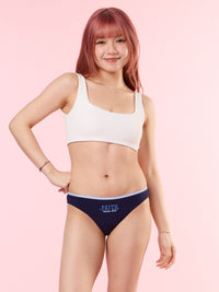 PEI PMP, Cotton Bikini Panty - 8S6-EveningBlue