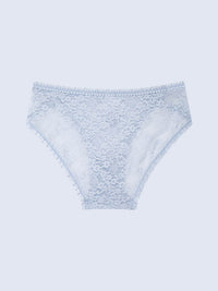 LEOMIE P SOLID, Lace Hipster Panty - 8f6-clearlightblue