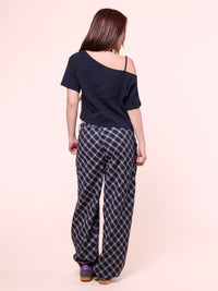 LOTTIE, One Shoulder Tee - 8f6-eveningblue
