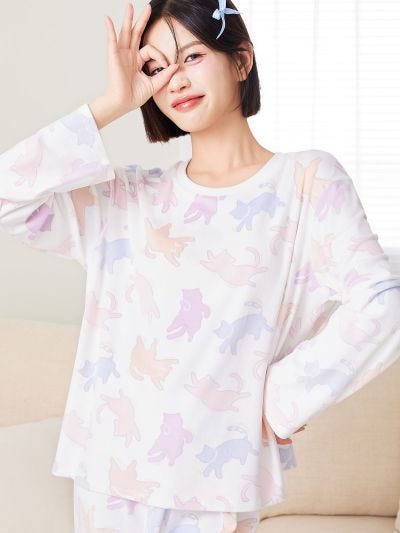 SASHA, Light Fleece Pajama Set