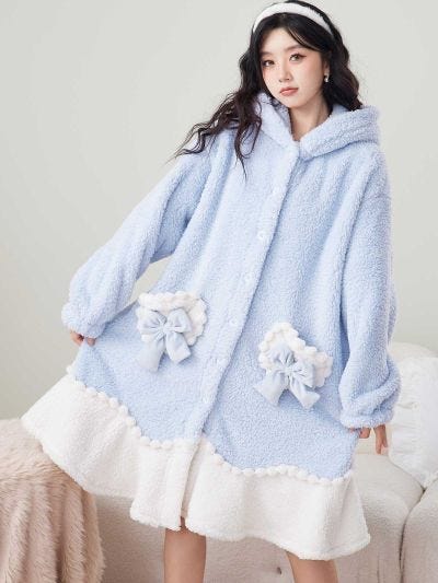 ELISA, 珊瑚絨睡袍