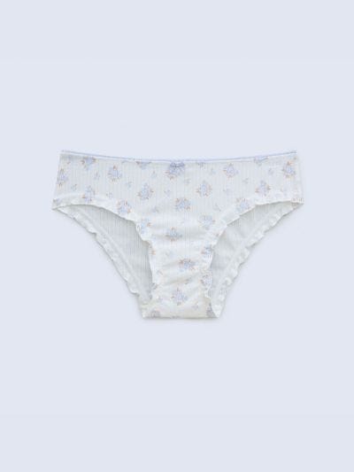GRACIELLA AOP, Pointelle Hipster Panty